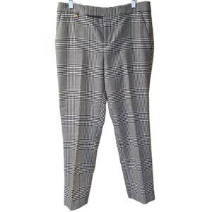 Lauren Ralph Lauren Glen Plaid Pants in black and white - sz 8P
